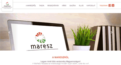 Desktop Screenshot of maresz.hu